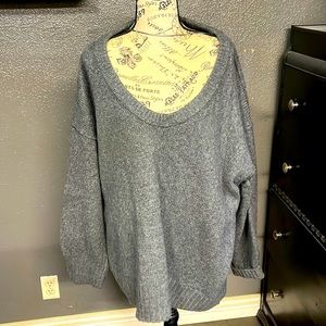 Free people extra large, super soft, deep V-neck sweater